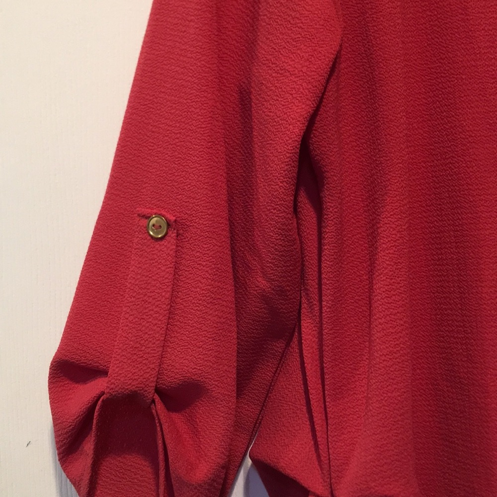 Slightly Used In Good Condition Small Coral Blouse - image 2